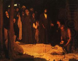 Henry Ossawa Tanner The Raising of Lazarus china oil painting image